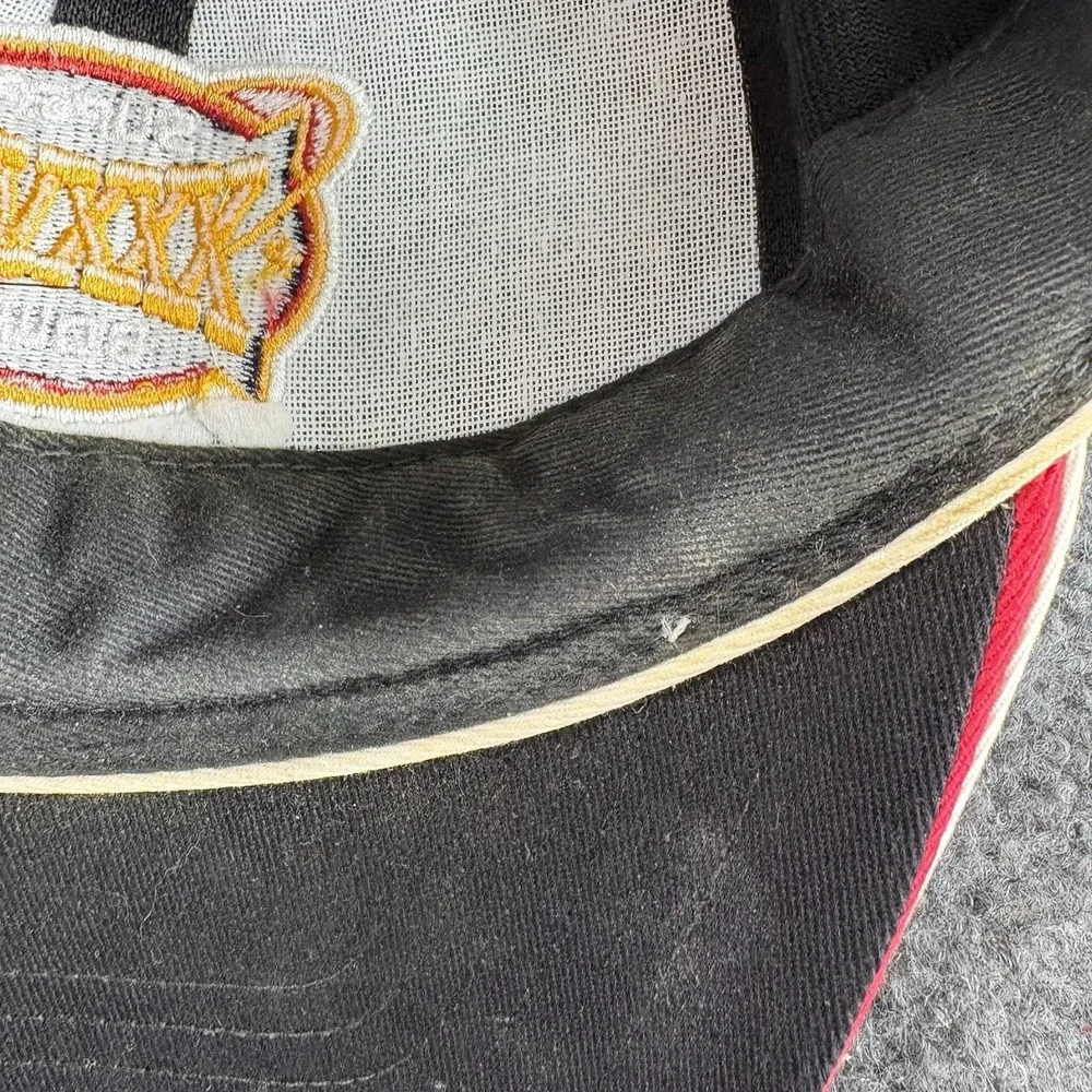 Vintage NFL Super Bowl XXXVIII Hat Black Houston 2004 Strapback Football Cap Y2K